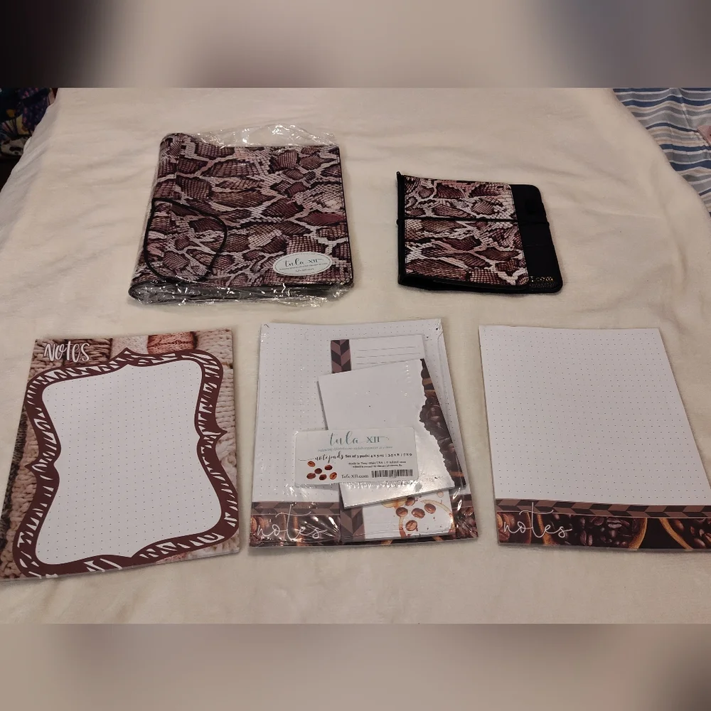 Tula XII Coffee-Themed Notepad Set